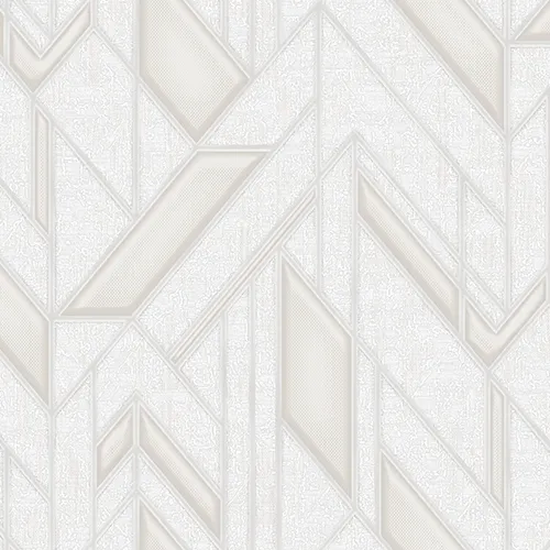 White Embossed Wallpaper – Glittering Calm (24113-1)